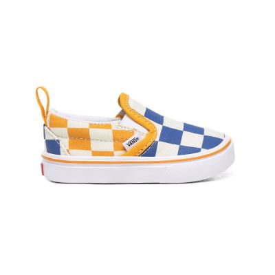Vans Big Checker ComfyCush Slip-On V - Çocuk Slip-On Ayakkabı (Mavi)